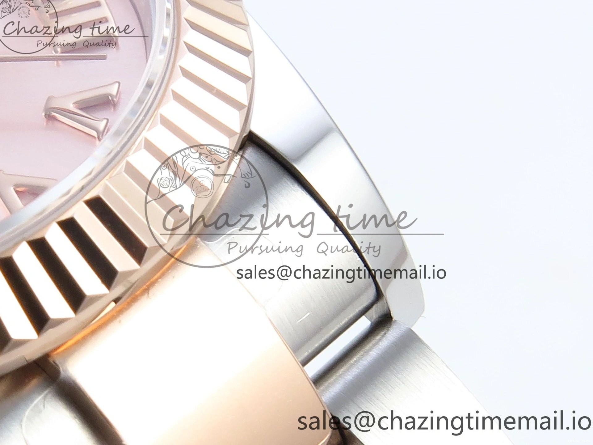 0117 Packable DateJust 31 278271 ARF 1:1 Best Edition 904L Steel RG Roman Dial on SS RG Oyster Bracelet ETA 524